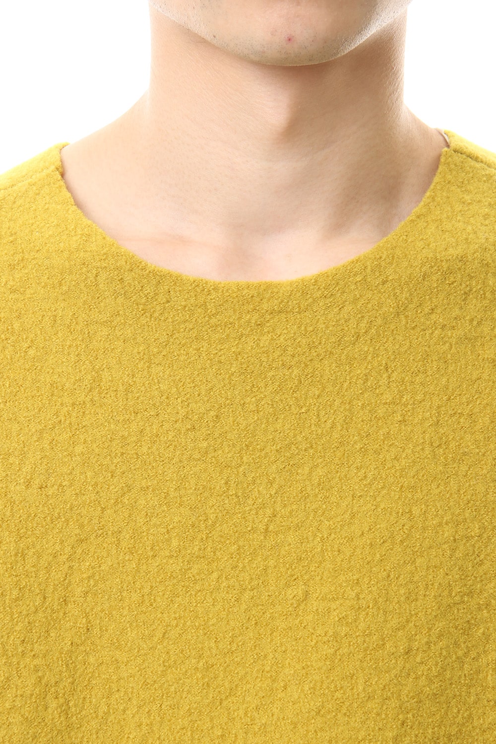 Boucle Knit L/S T-Shirts Mustard