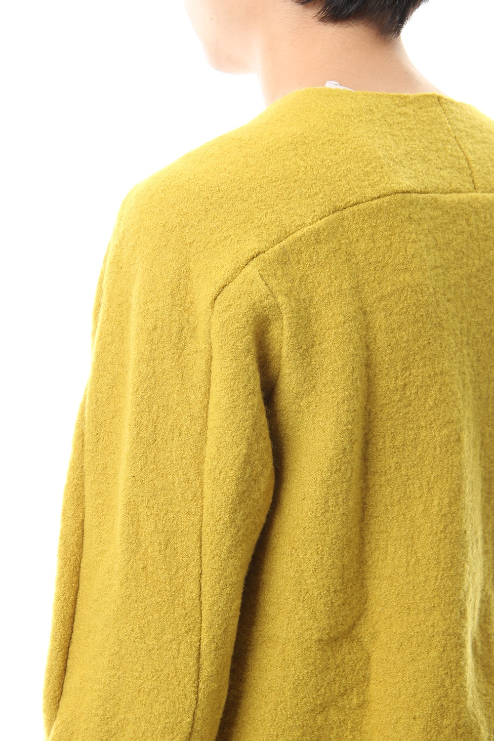 Boucle Knit L/S T-Shirts Mustard