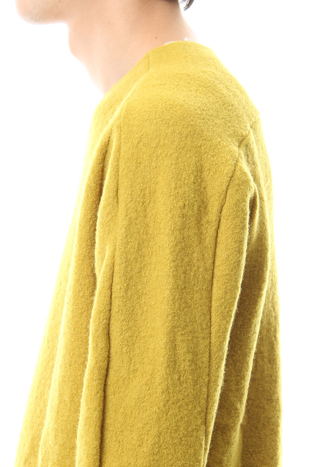 Boucle Knit L/S T-Shirts Mustard