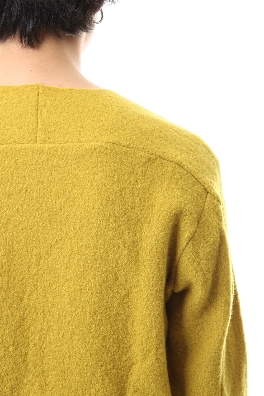 Boucle Knit L/S T-Shirts Mustard