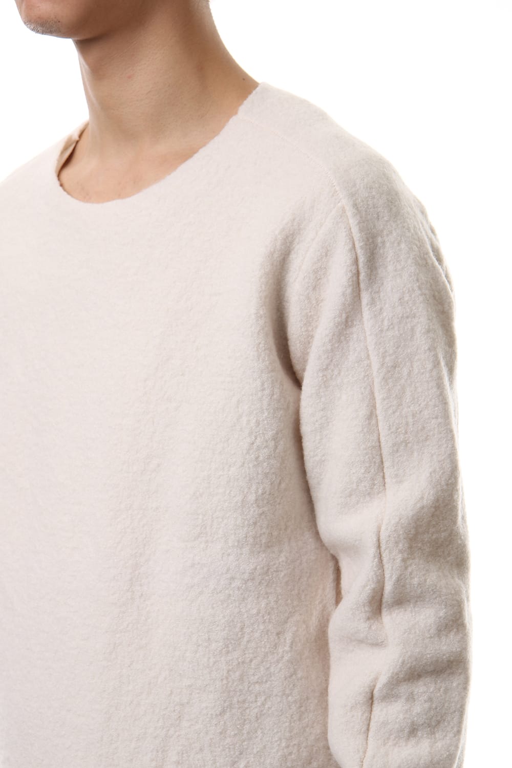 Boucle L/S Knit White