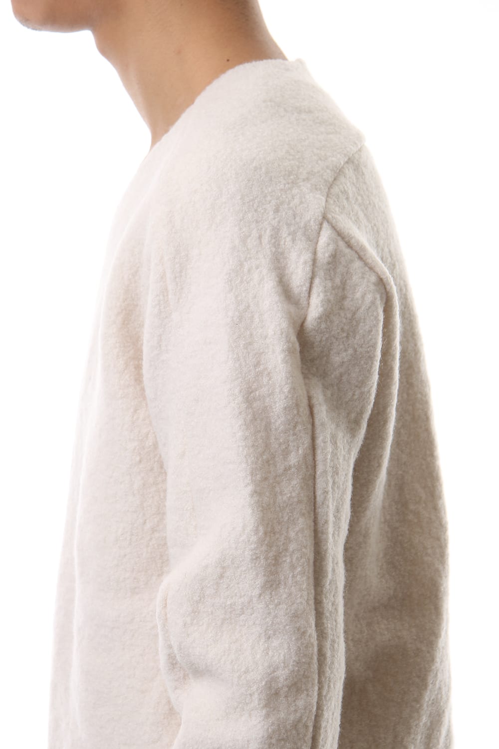 Boucle L/S Knit White