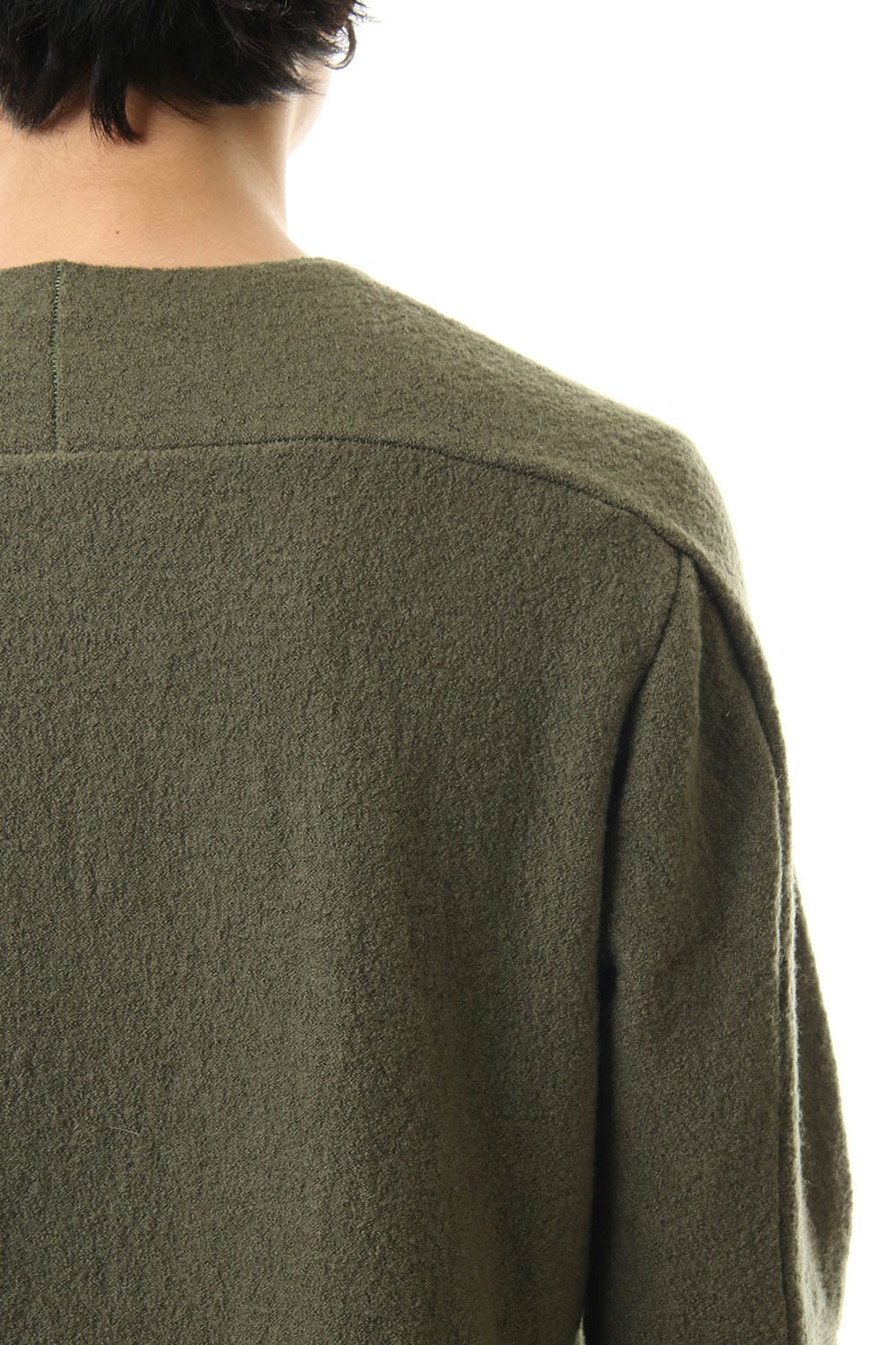 Boucle Knit L/S T-Shirts Khaki