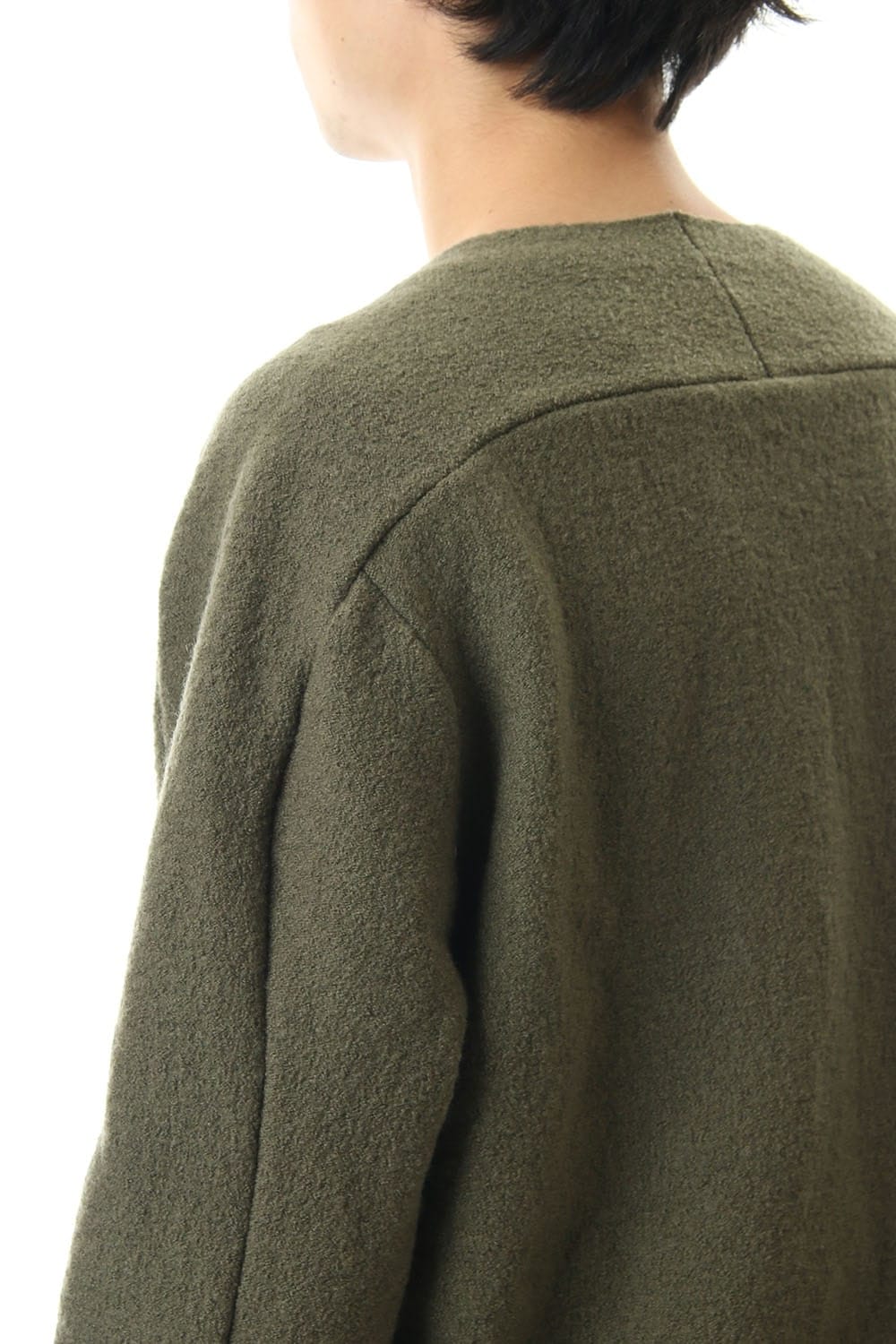 Boucle Knit L/S T-Shirts Khaki