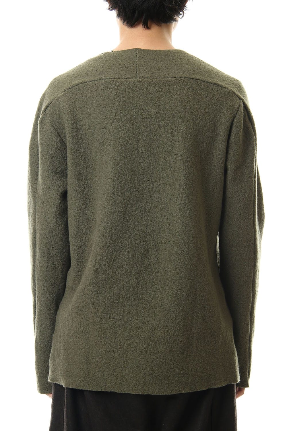 Boucle Knit L/S T-Shirts Khaki