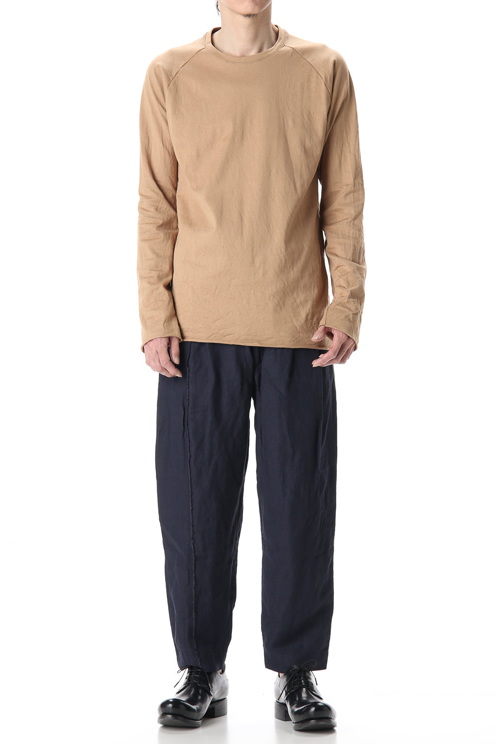 GIZA Cotton Raglan L/S T-Shirts Beige