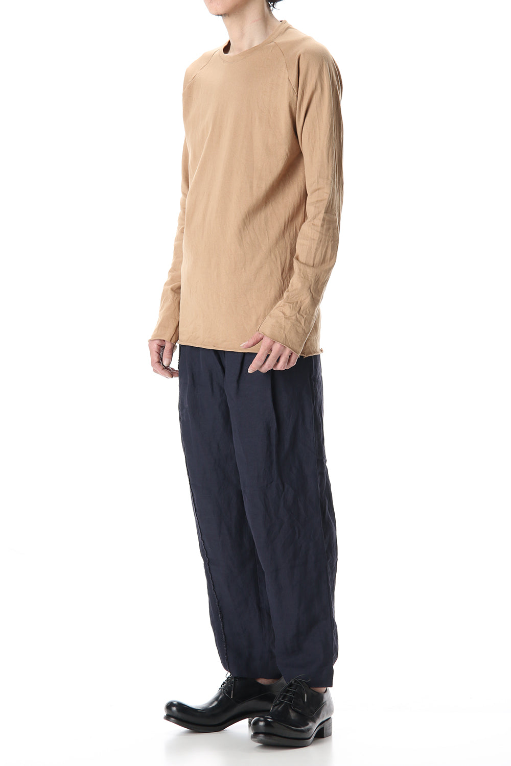 GIZA Cotton Raglan L/S T-Shirts Beige