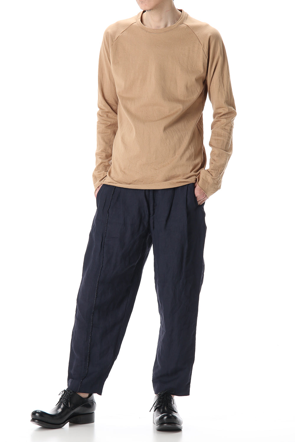 GIZA Cotton Raglan L/S T-Shirts Beige