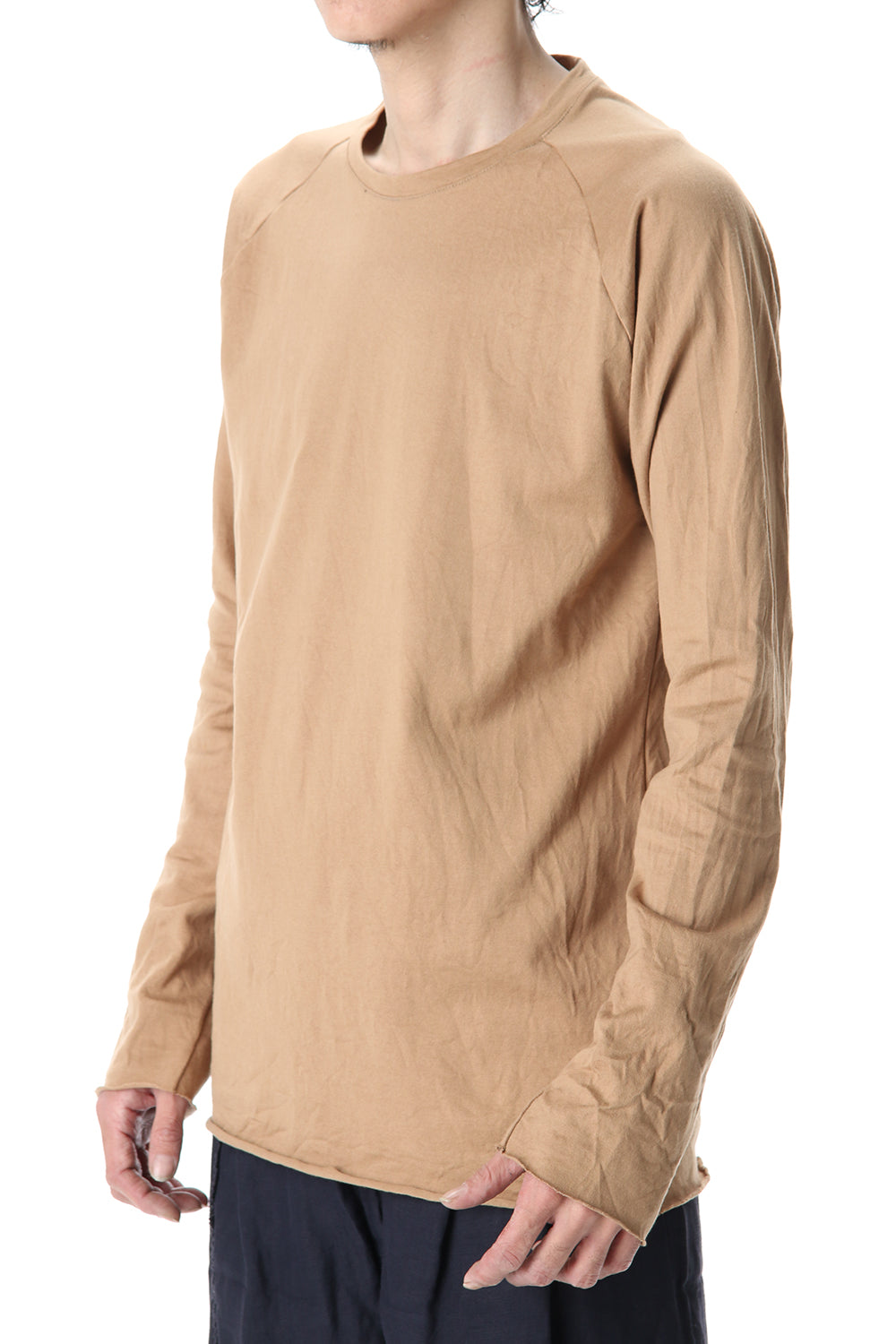 GIZA Cotton Raglan L/S T-Shirts Beige