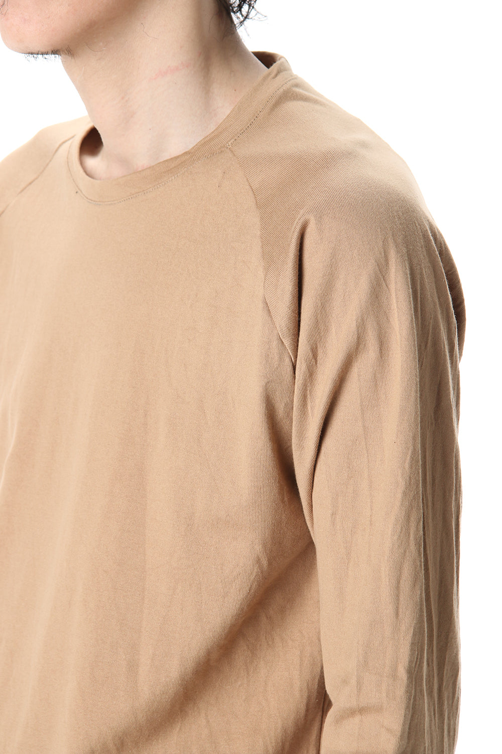 GIZA Cotton Raglan L/S T-Shirts Beige