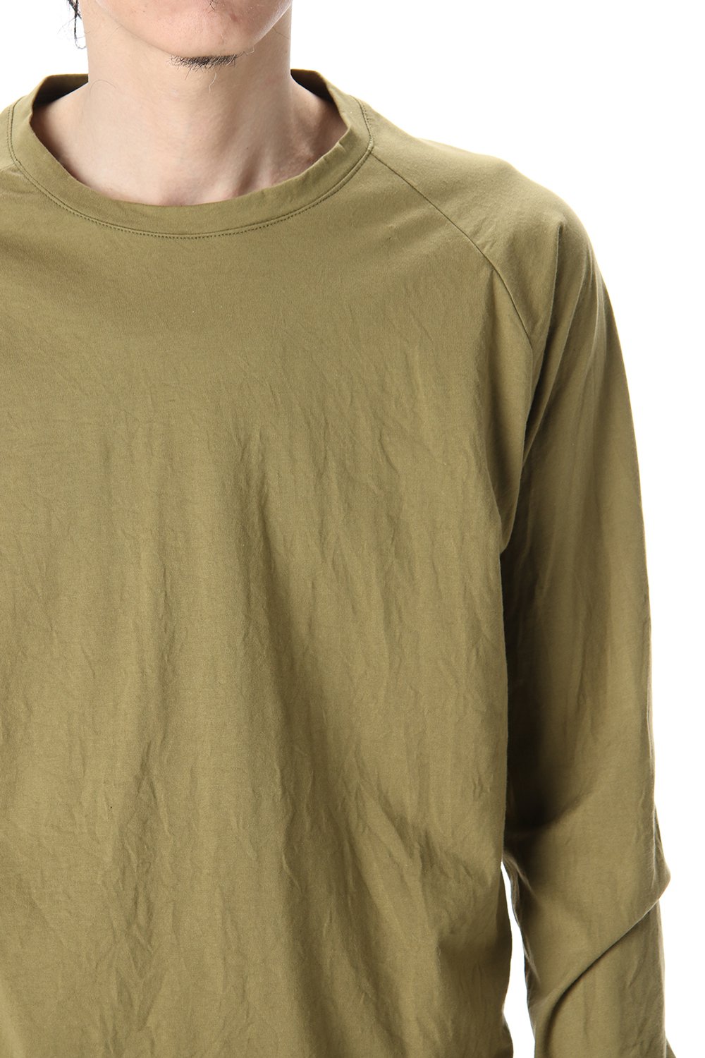 GIZA Cotton Raglan L/S T-Shirts Green