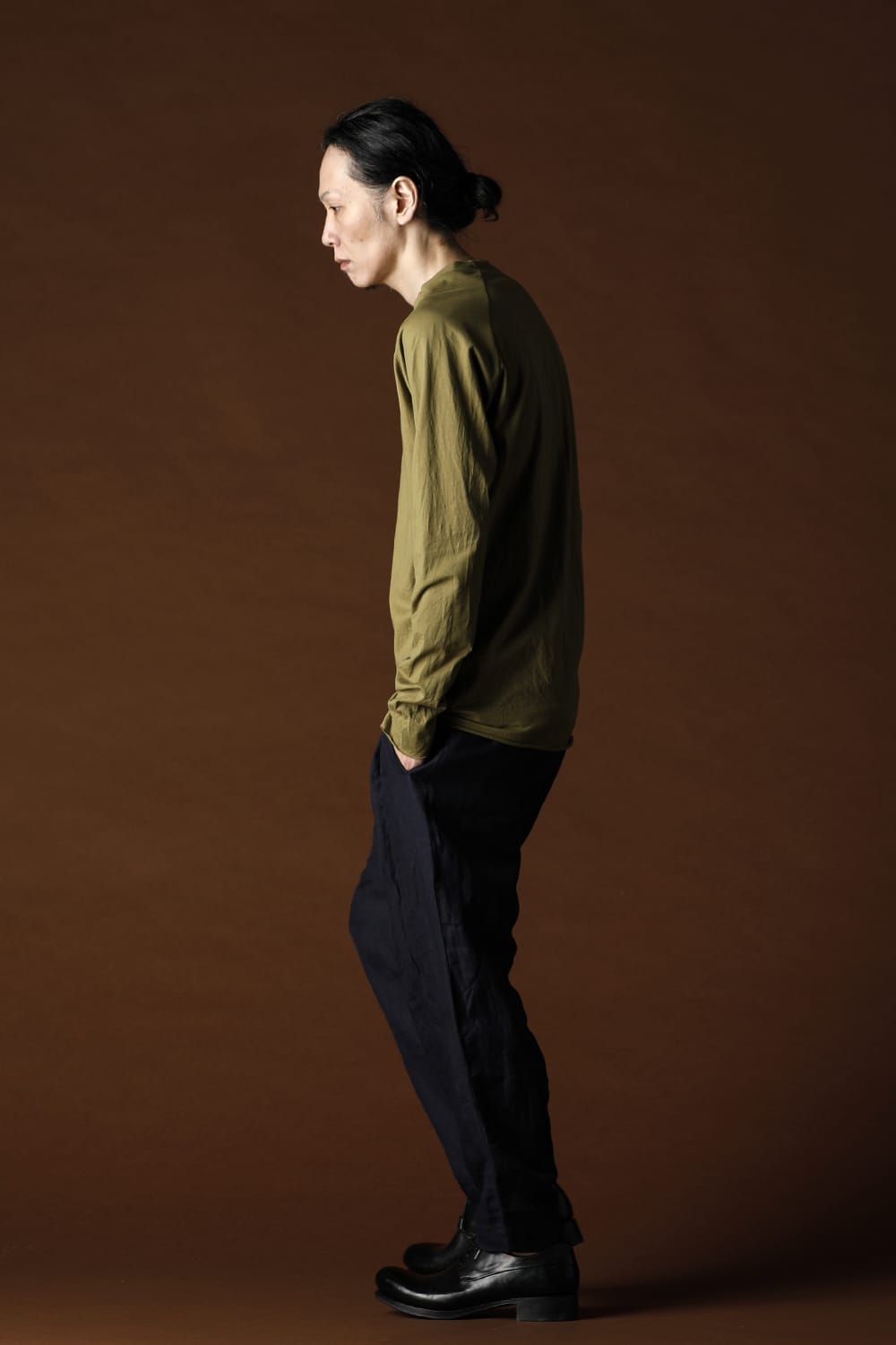 GIZA Cotton Raglan L/S T-Shirts Green