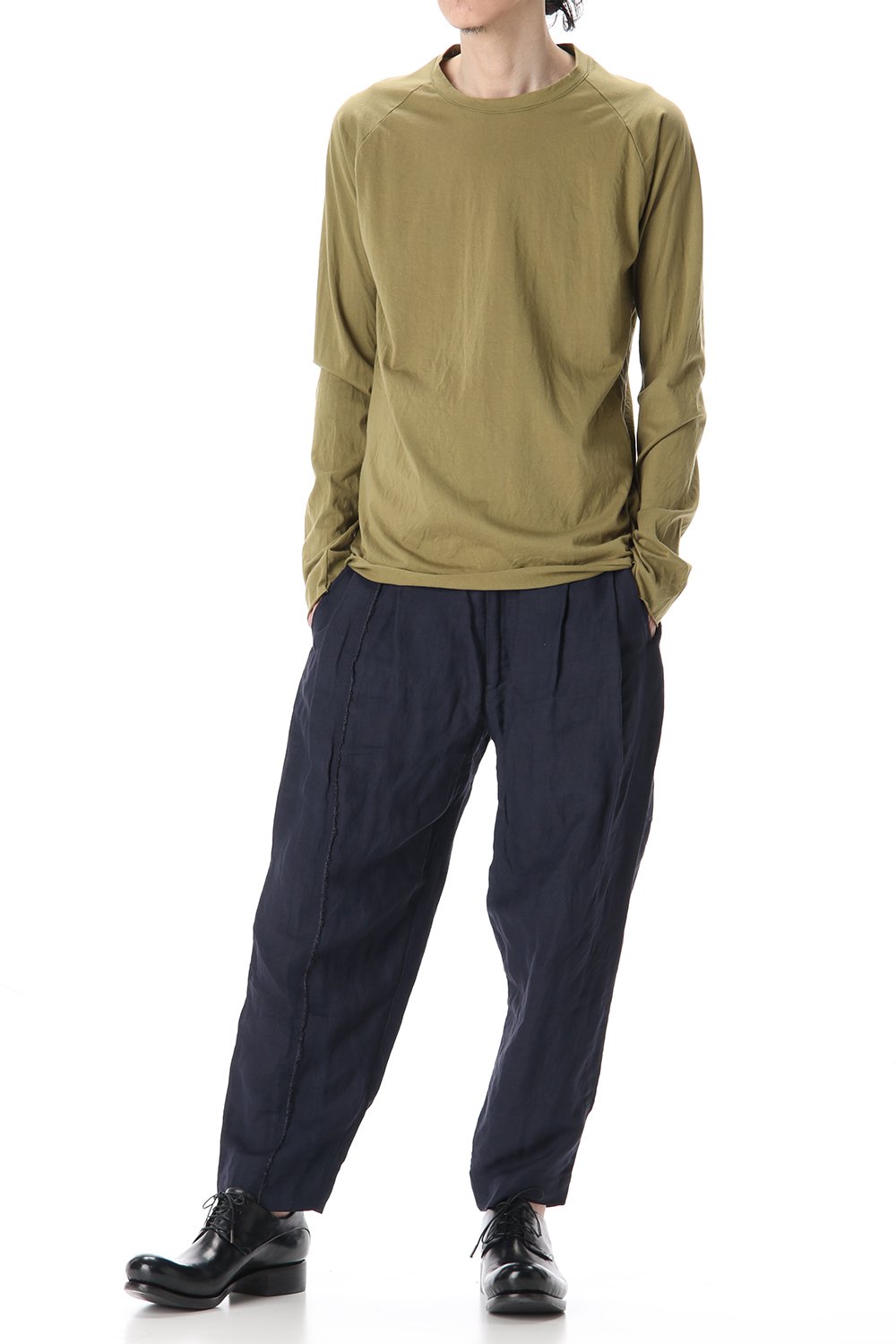 GIZA Cotton Raglan L/S T-Shirts Green