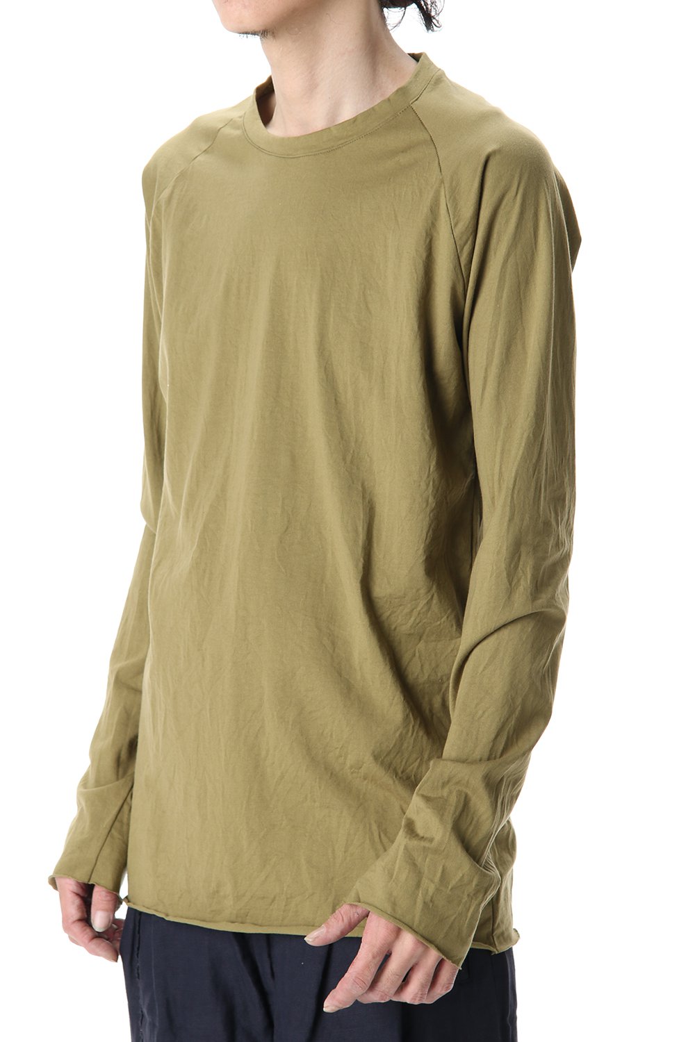 GIZA Cotton Raglan L/S T-Shirts Green