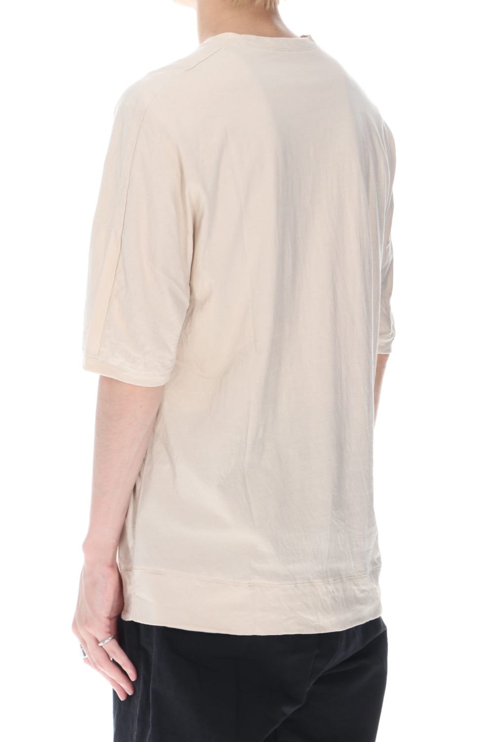 シー アイランド コットン ジャージー ハーフスリーブ ドルマン Tシャツ ベージュ