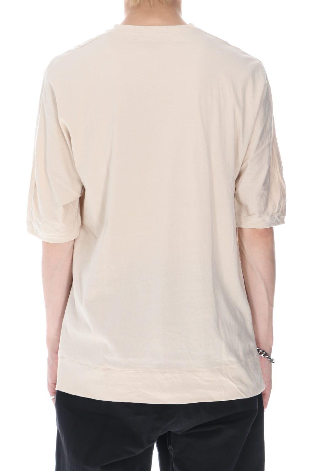 シー アイランド コットン ジャージー ハーフスリーブ ドルマン Tシャツ ベージュ