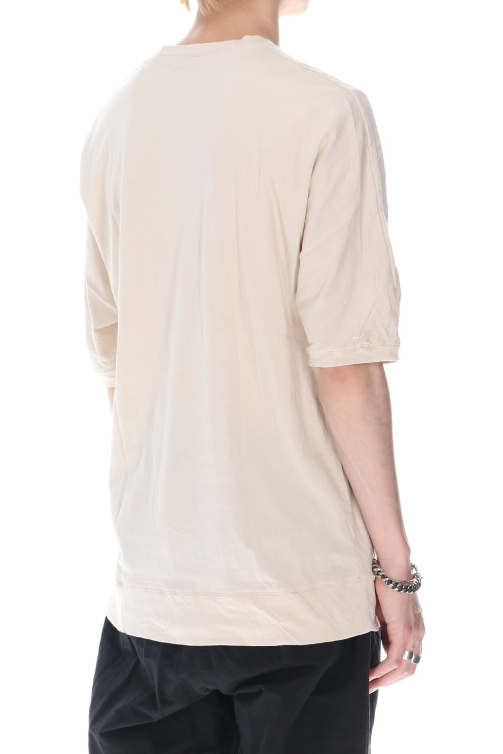 シー アイランド コットン ジャージー ハーフスリーブ ドルマン Tシャツ ベージュ