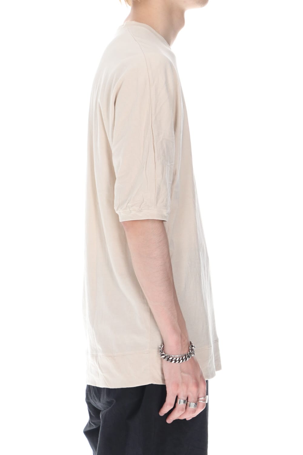 シー アイランド コットン ジャージー ハーフスリーブ ドルマン Tシャツ ベージュ