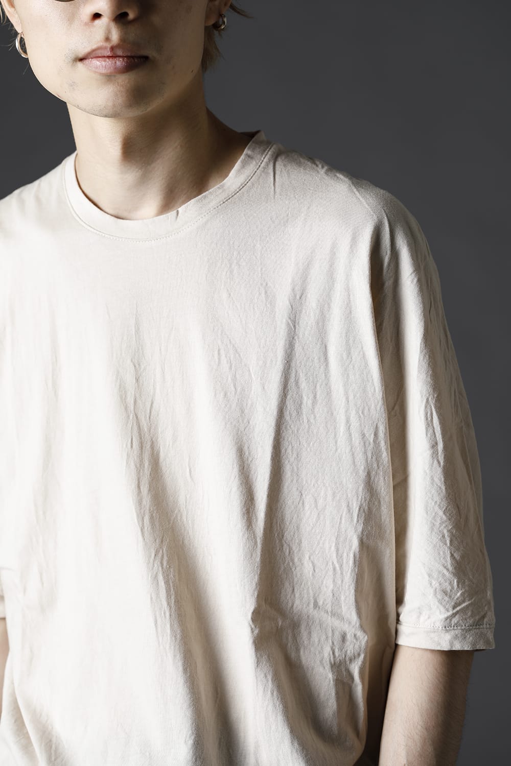 シー アイランド コットン ジャージー ハーフスリーブ ドルマン Tシャツ ベージュ