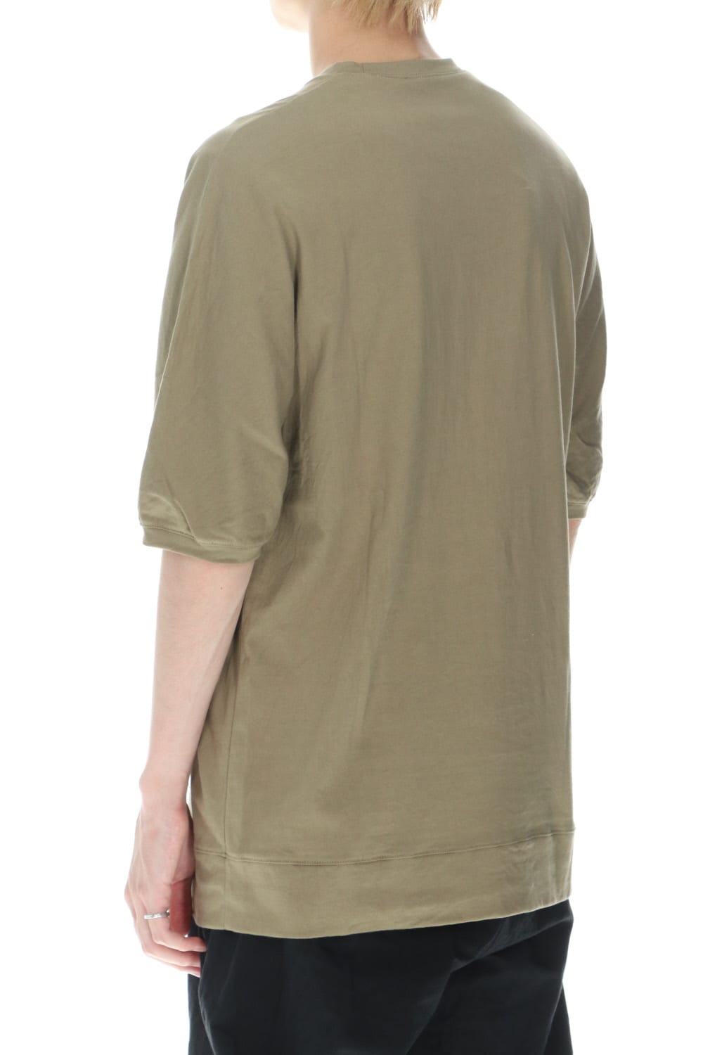 シー アイランド コットン ジャージー ハーフスリーブ ドルマン Tシャツ オリーブ カーキ