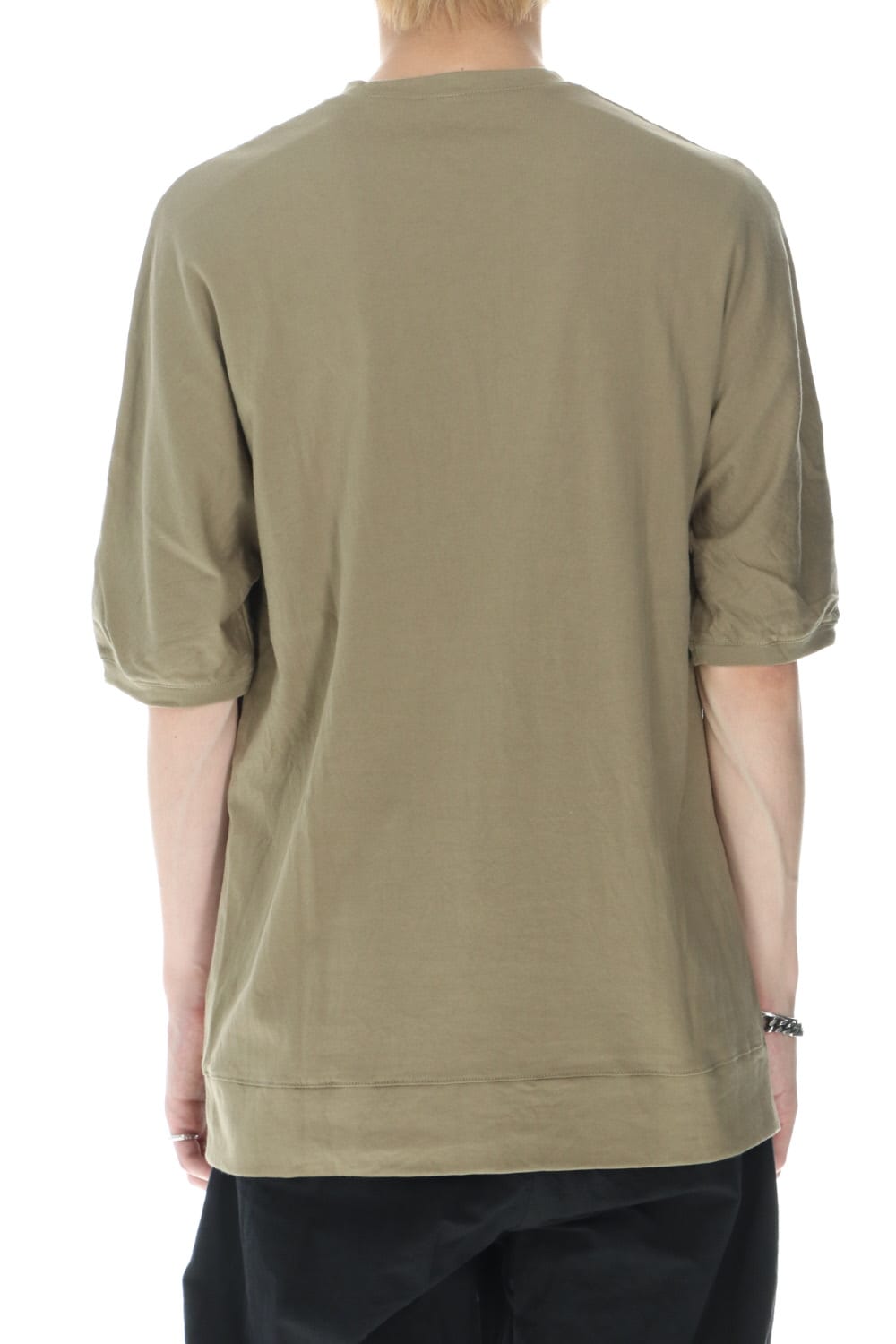 シー アイランド コットン ジャージー ハーフスリーブ ドルマン Tシャツ オリーブ カーキ