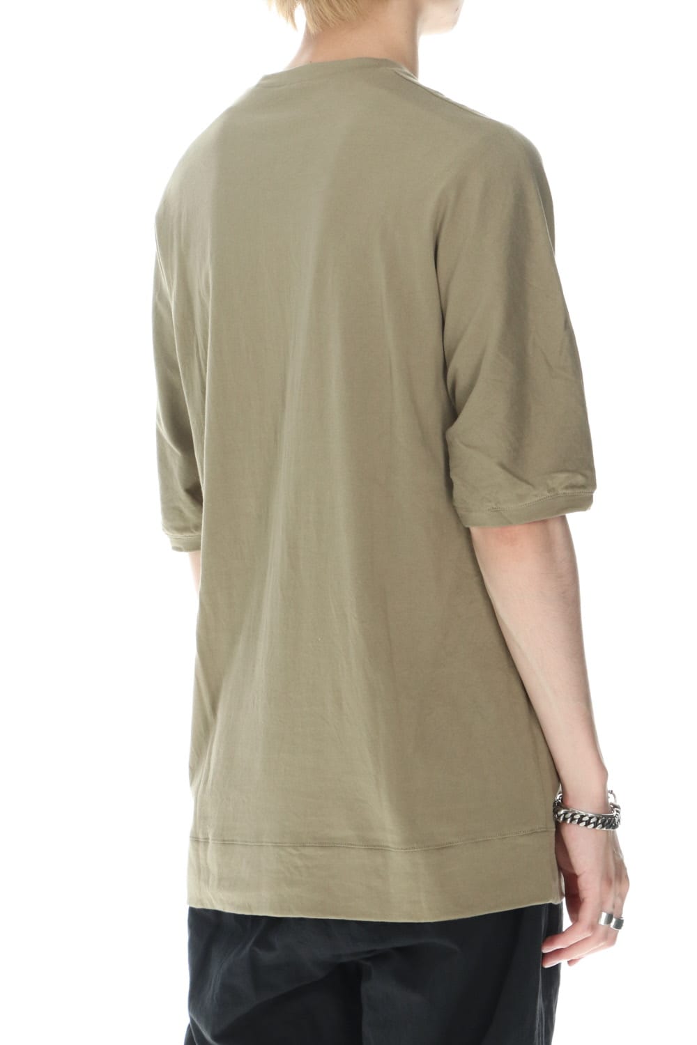 シー アイランド コットン ジャージー ハーフスリーブ ドルマン Tシャツ オリーブ カーキ