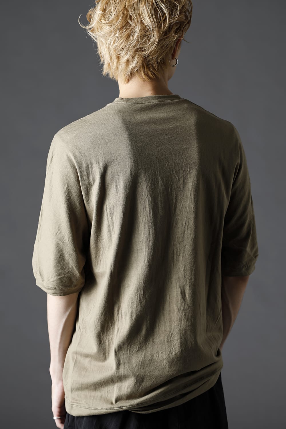 シー アイランド コットン ジャージー ハーフスリーブ ドルマン Tシャツ オリーブ カーキ