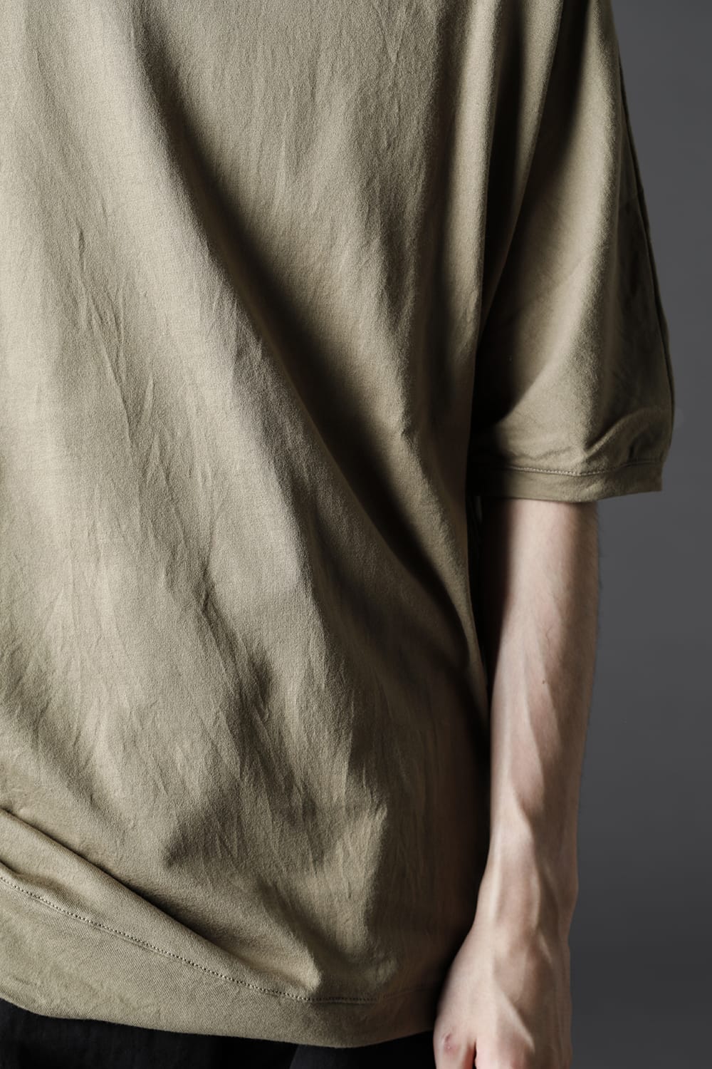 シー アイランド コットン ジャージー ハーフスリーブ ドルマン Tシャツ オリーブ カーキ