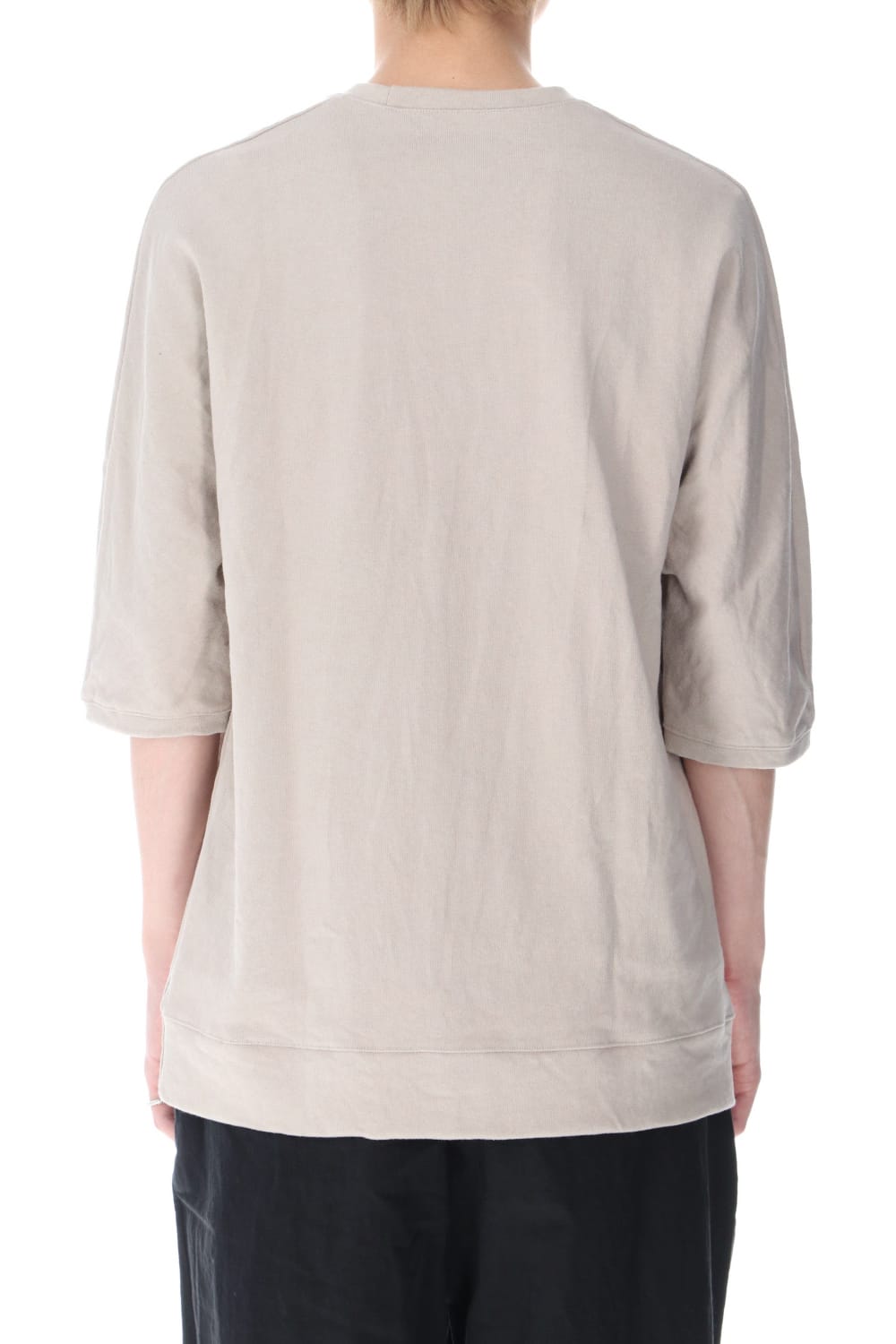 Medium Jersey Half Dolman Sleeve T-shirts Gray Beige