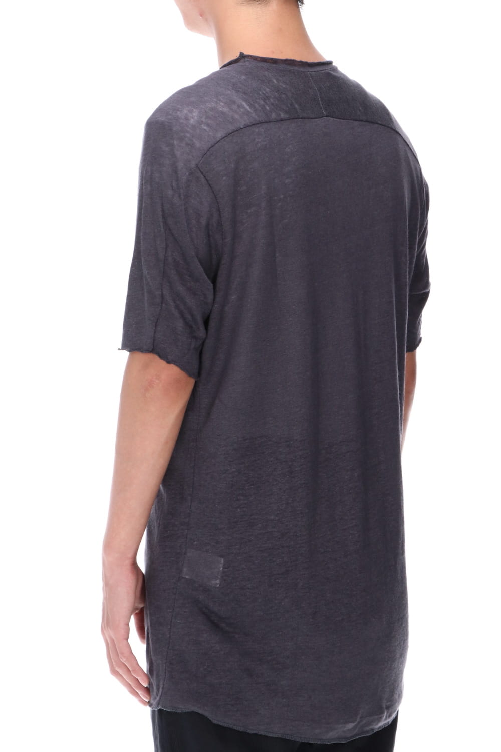 リネンジャージーTシャツ チャコール