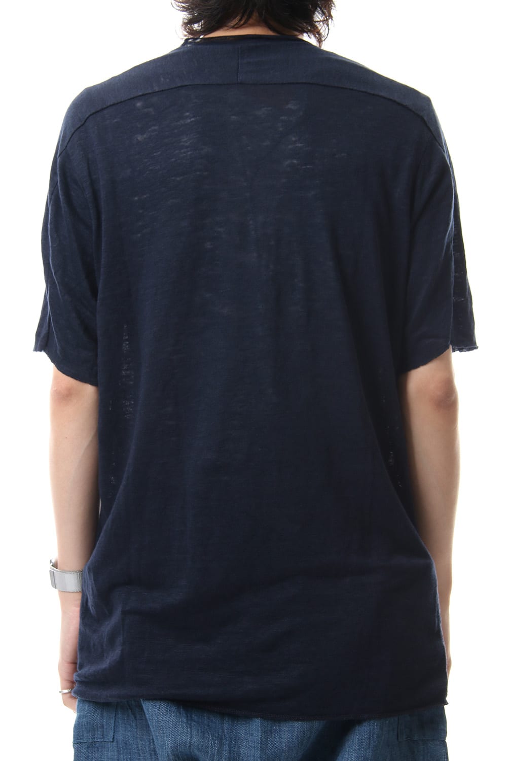 Linen Jersey T-shirts Navy