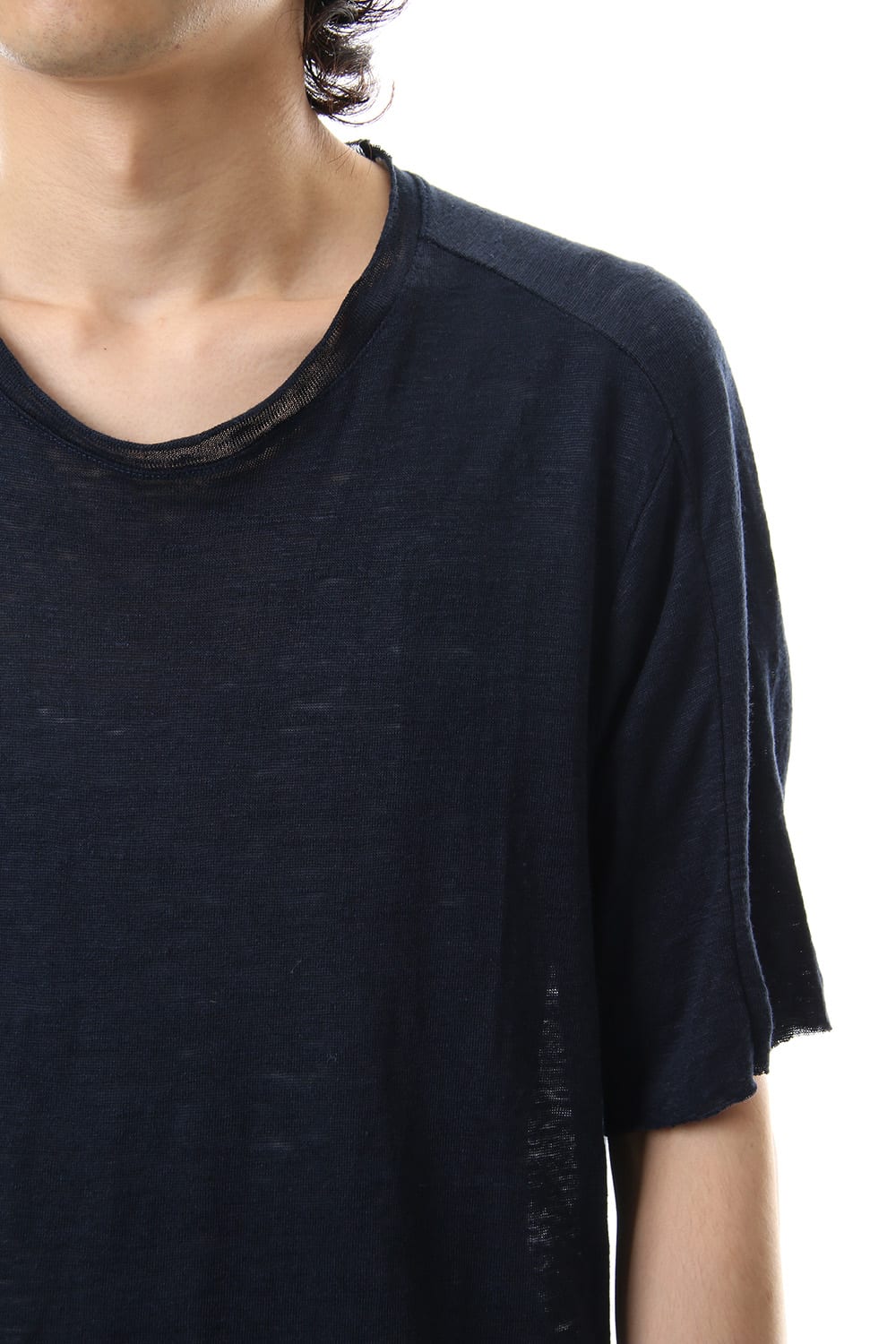 Linen Jersey T-shirts Navy