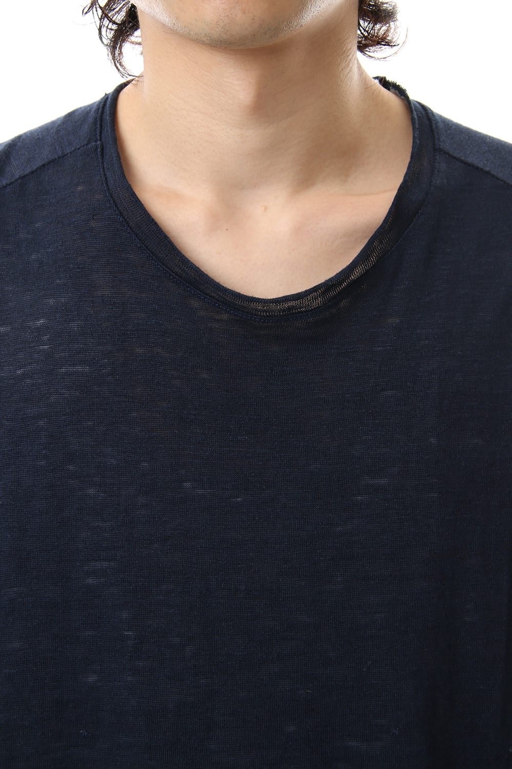 Linen Jersey T-shirts Navy