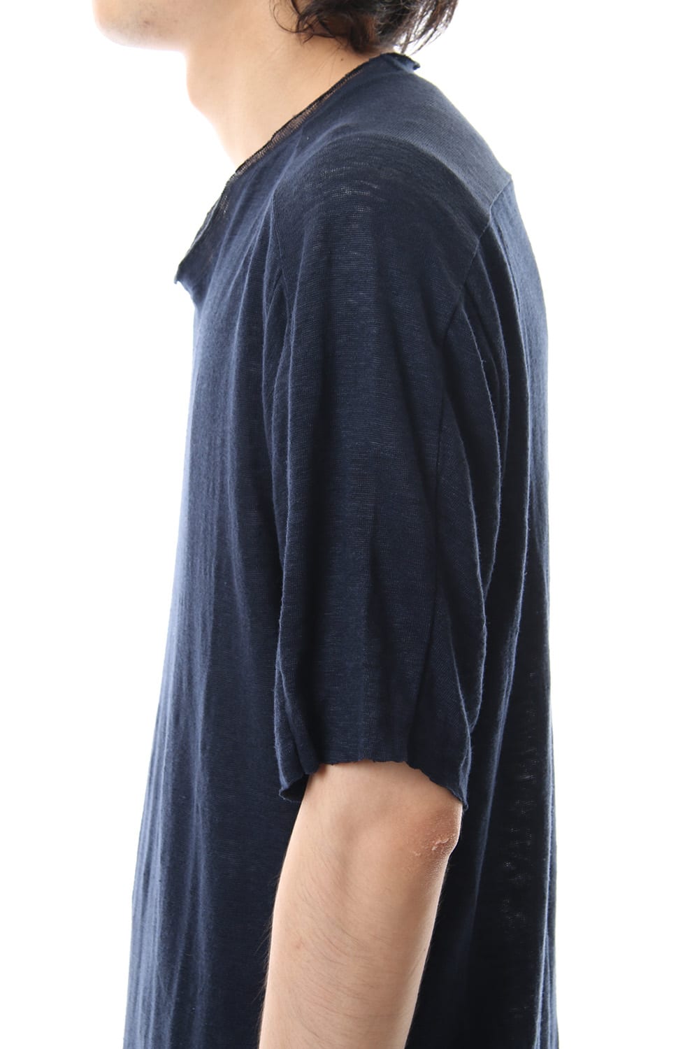 Linen Jersey T-shirts Navy