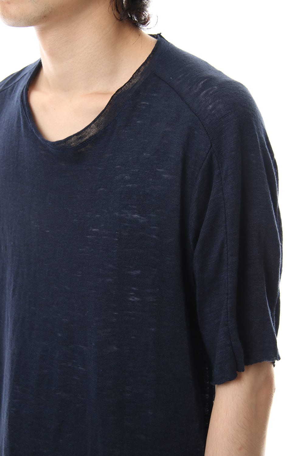 Linen Jersey T-shirts Navy