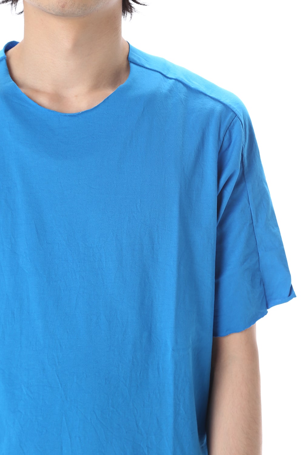 Light Cotton Jersey T-Shirts Blue