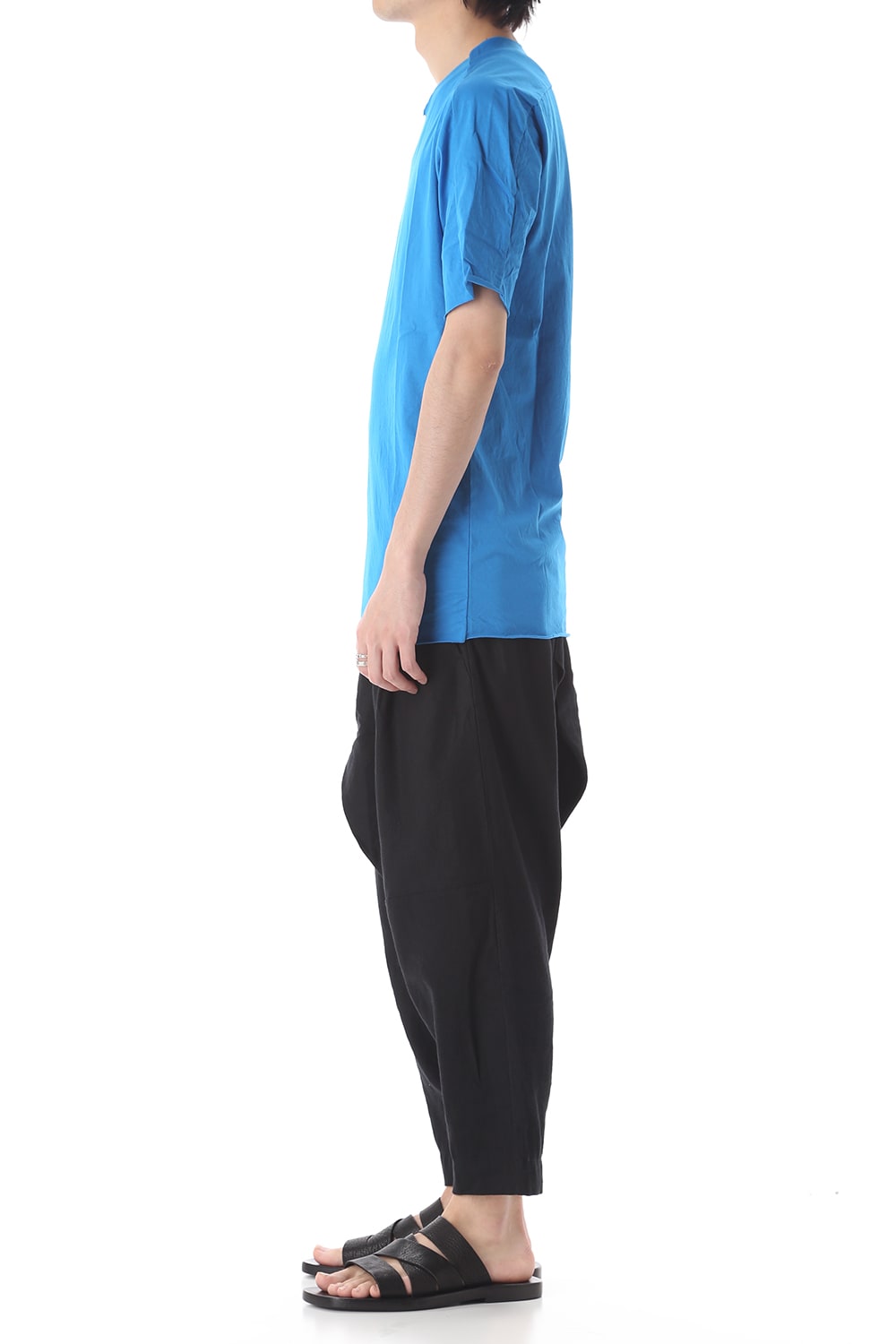 Light Cotton Jersey T-Shirts Blue