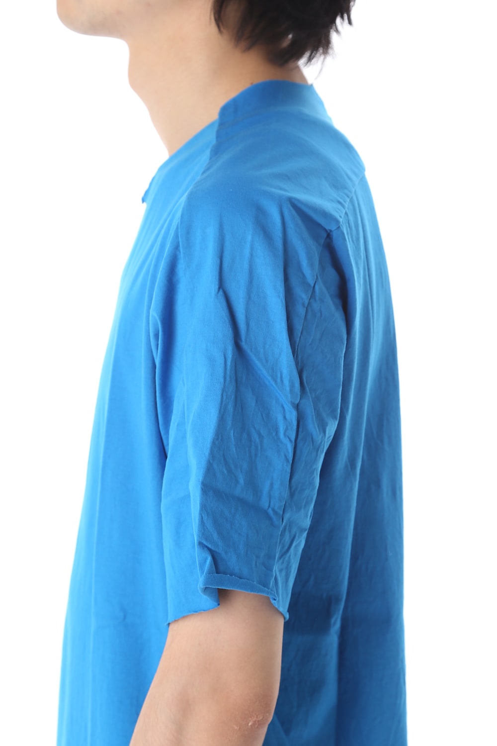 Light Cotton Jersey T-Shirts Blue