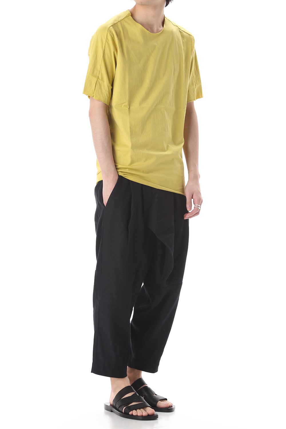 Light Cotton Jersey T-Shirts Lemon Yellow