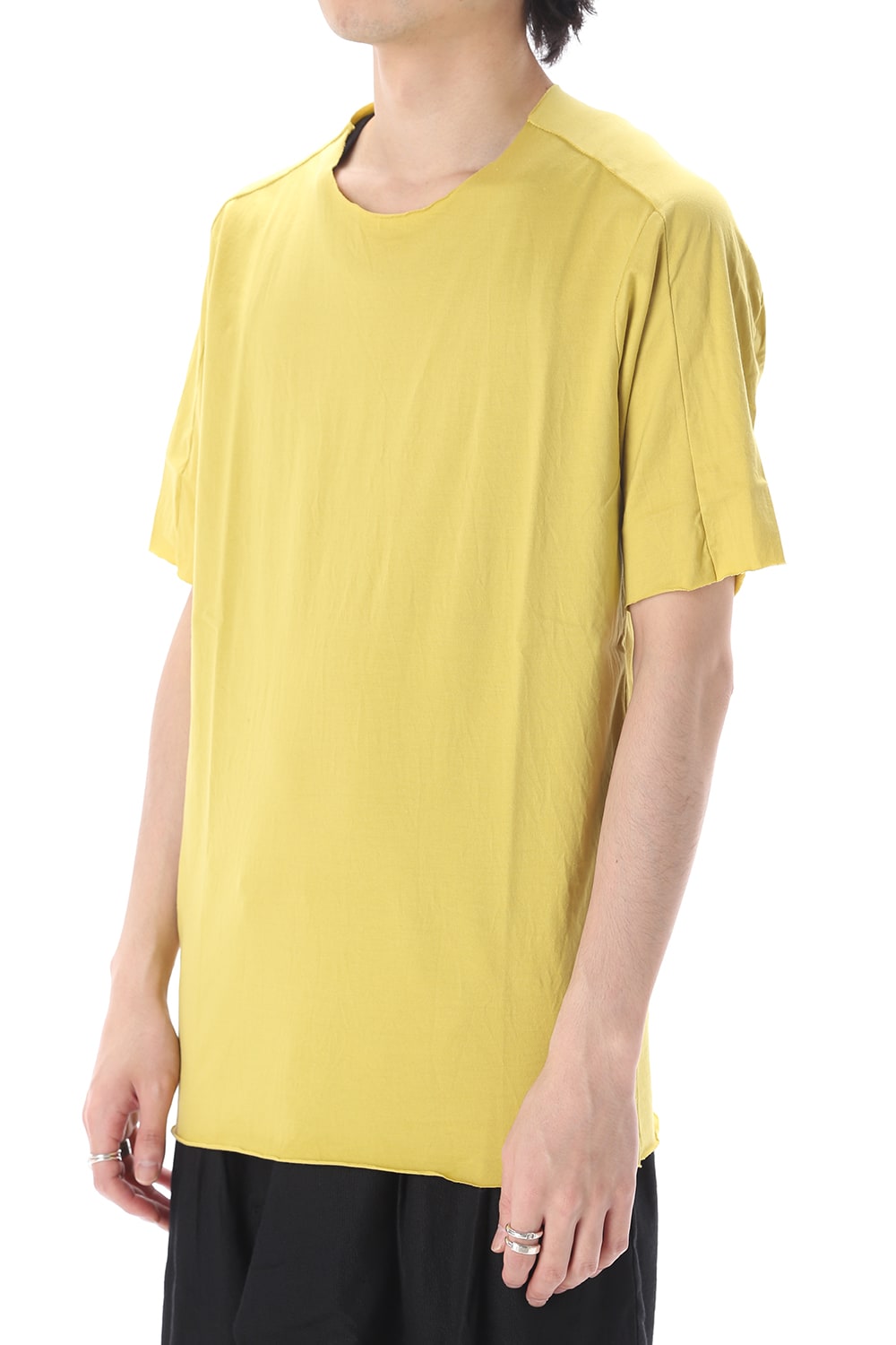 Light Cotton Jersey T-Shirts Lemon Yellow