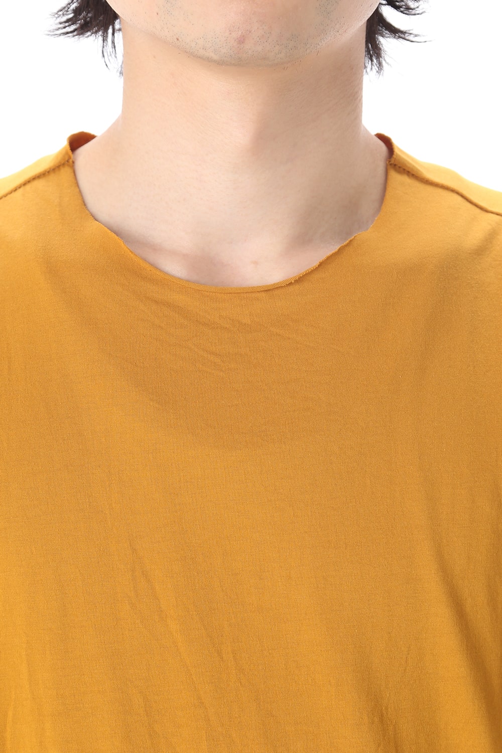 Light Cotton Jersey T-Shirts Mustard