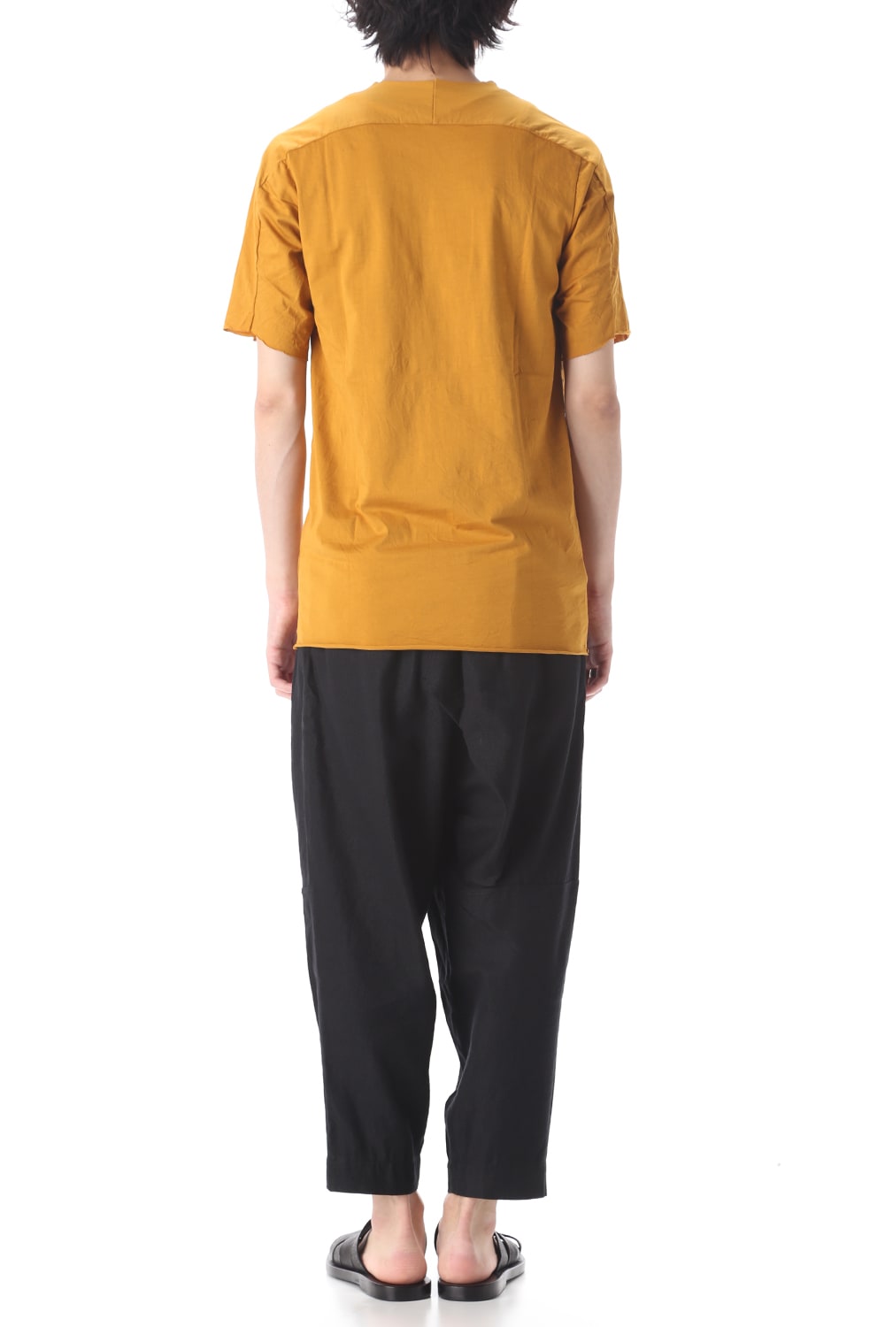 Light Cotton Jersey T-Shirts Mustard