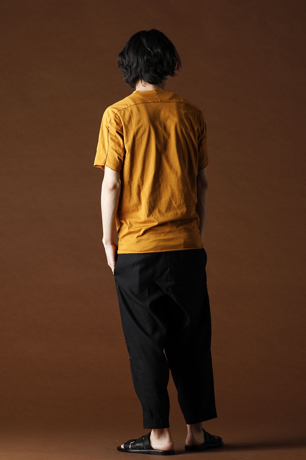 Light Cotton Jersey T-Shirts Mustard