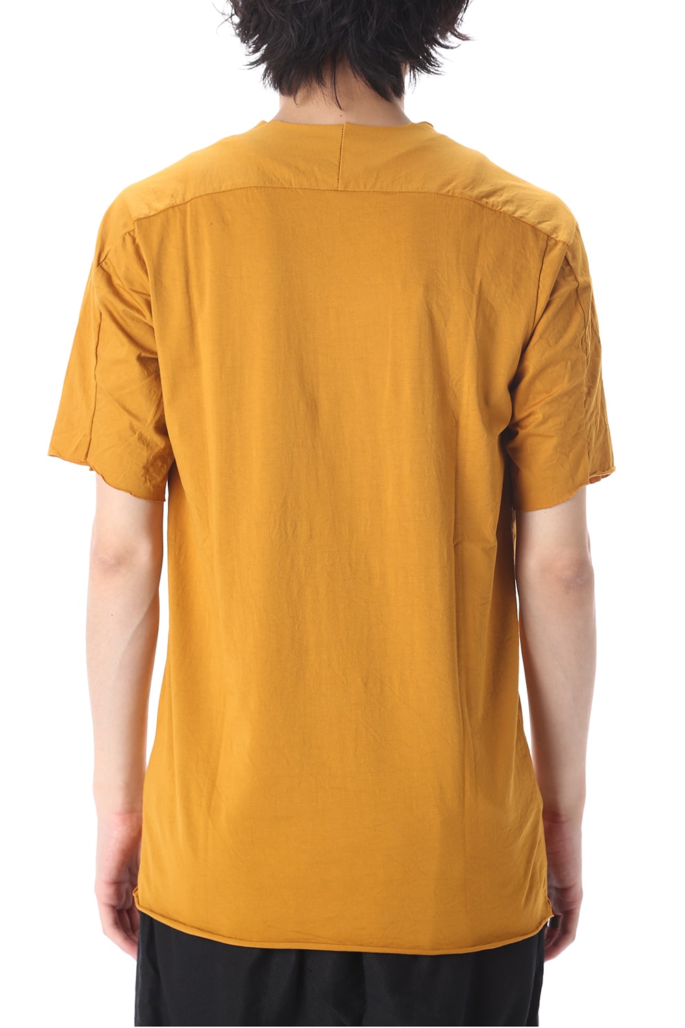 Light Cotton Jersey T-Shirts Mustard