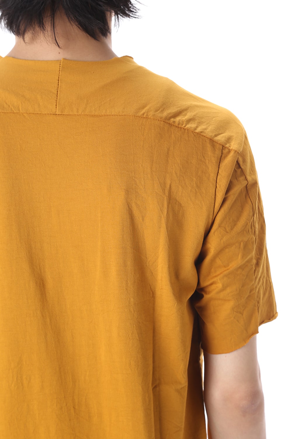 Light Cotton Jersey T-Shirts Mustard