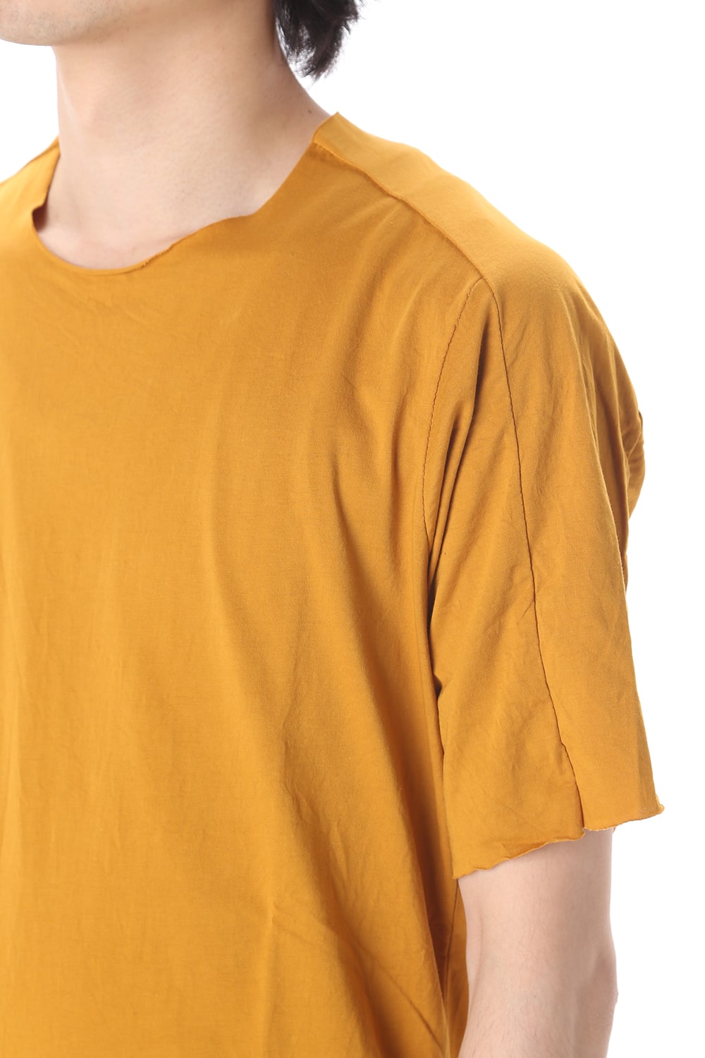 Light Cotton Jersey T-Shirts Mustard