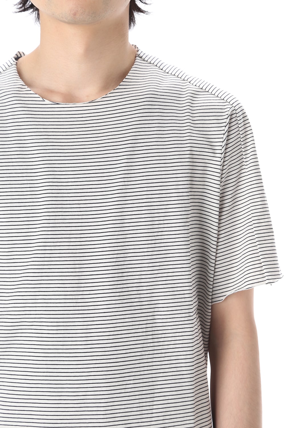 Light Cotton Jersey Border T-Shirts