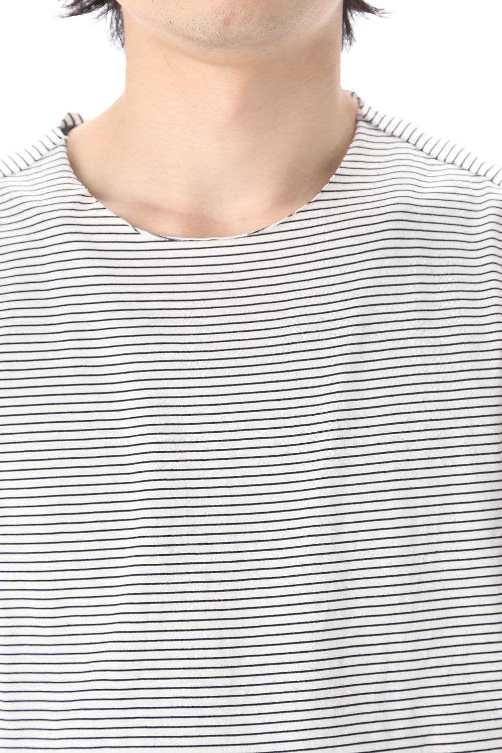 Light Cotton Jersey Border T-Shirts