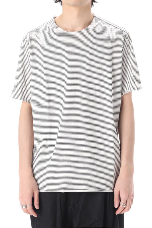 Light Cotton Jersey Border T-Shirts