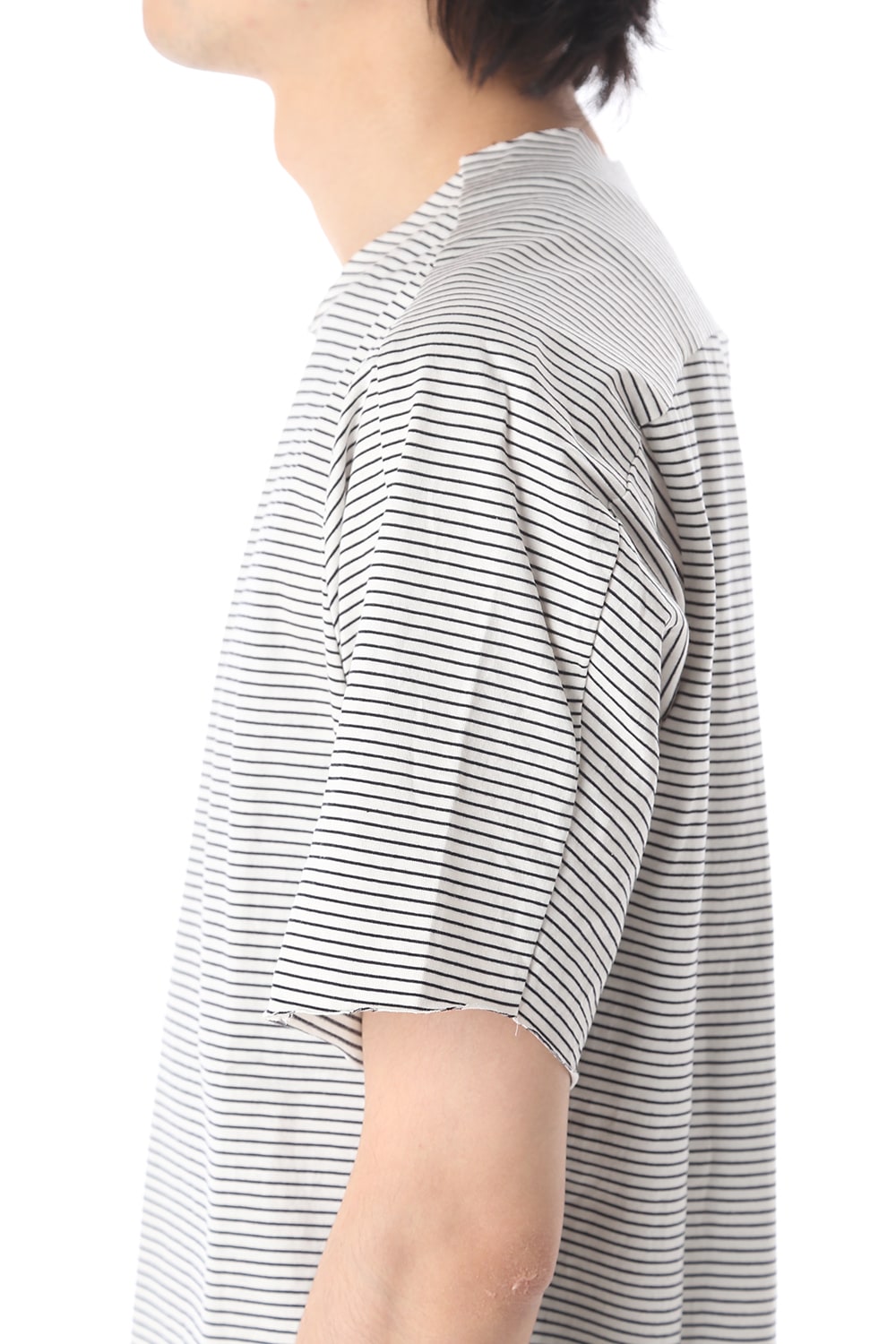 Light Cotton Jersey Border T-Shirts